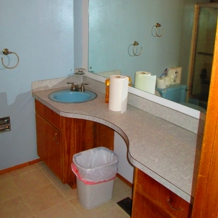 Seattle Residential Remodel by Architect Kenneth M. Williams - Pre-Remodel Bathroom Sink