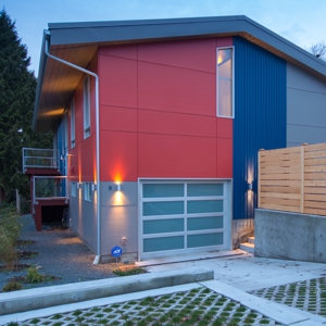 Seattle Residential Remodel by Architect Kenneth M. Williams - Exterior Back